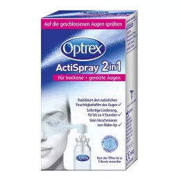 Optrex Actispray 2u1 za suhe + nadražene oči, 10 ml
