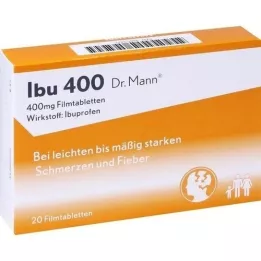 IBU 400 Dr.Mann filmom obloženih tableta, 20 kom