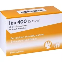 IBU 400 Dr.Mann filmom obloženih tableta, 50 kom