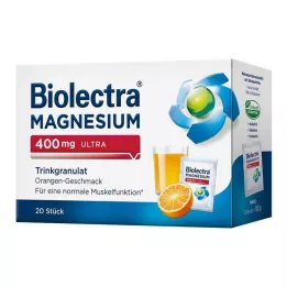 BIOLECTRA Magnezij 400 mg ultra drinking orange, 20 kom