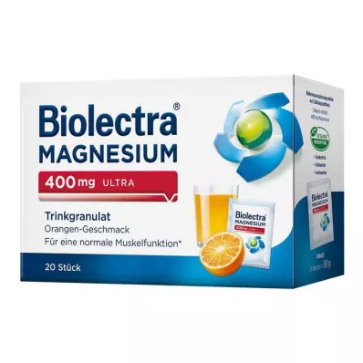 Biolectra Magnezij 400 mg ultra granule za piće narančaste, 20 kom