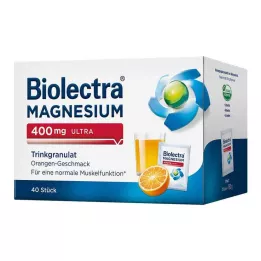 BIOLECTRA Magnezij 400 mg ultra drinking orange, 40 kom