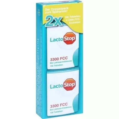 LACTOSTOP 3.300 FCC klik dozator tableta Dop.Pa., 2x100 kom