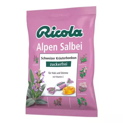 Ricola slatkiši od alpske kadulje bez šećera, 75 g