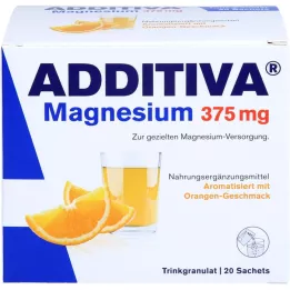 ADDITIVA Magnezij 375 mg vrećice narančasta, 20 kom