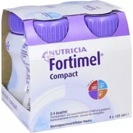 FORTIMEL Compact 2.4 neutral, 4X125 ml