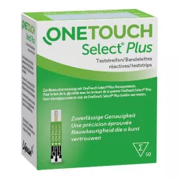 ONE TOUCH Select Plus trake za mjerenje šećera u krvi, 50 kom