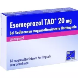ESOMEPRAZOL TAD 20 mg za žgaravicu msr. Tvrda kapsula, 14 kom