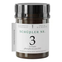 SCHÜSSLER No.3 Ferrum phosphoricum D 12 tableta, 400 kom
