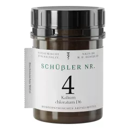 SCHÜSSLER No.4 Potassium chloratum D 6 tableta, 400 kom