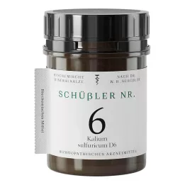 SCHÜSSLER No.6 Kalium sulfuricum D 6 tableta, 400 kom