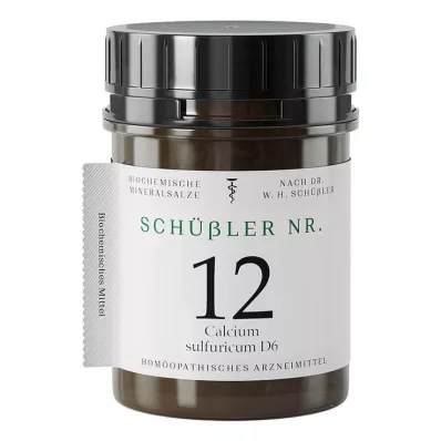 Schüssler No.12 Calcium sulfuricum D 6 tableta, 400 kom