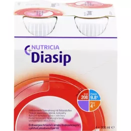 DIASIP Okus jagode, 4X200 ml