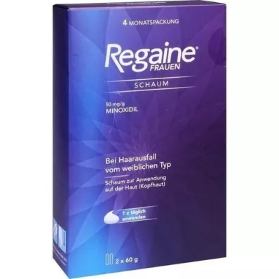 REGAINE Ženska pjena 50 mg/g, 2X60 g