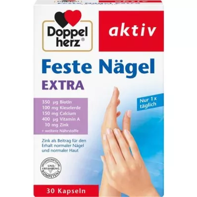 DOPPELHERZ Solid Nails Extra kapsule, 30 kom