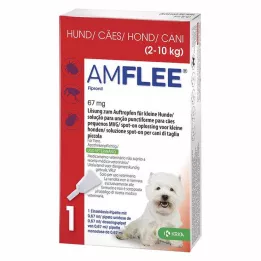 AMFLEE 67 mg Spot-on otopina za male pse 2-10 kg, 3 kom