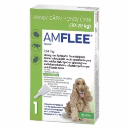 AMFLEE 134 mg Spot-on otopina za srednje pse 10-20 kg, 3 kom