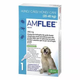AMFLEE 268 mg Spot-on otopina za velike pse 20-40 kg, 3 kom