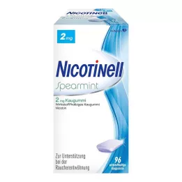NICOTINELL Guma za žvakanje Spearmint 2 mg, 96 kom