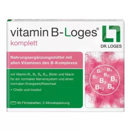 VITAMIN B-LOGES potpune filmom obložene tablete, 60 kom
