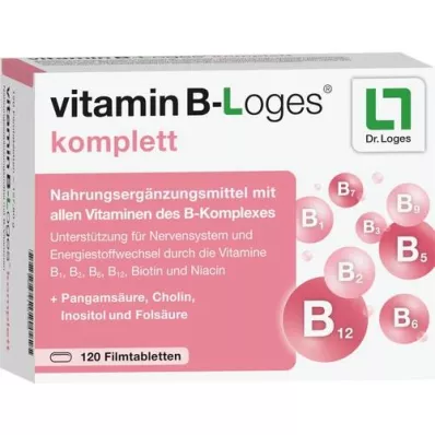 VITAMIN B-LOGES potpune filmom obložene tablete, 120 kom