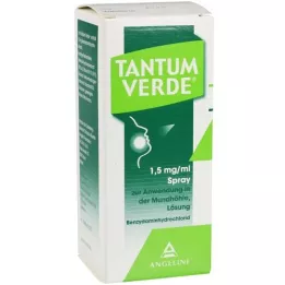 TANTUM VERDE 1,5 mg/ml sprej za primjenu u usnoj šupljini, 30 ml