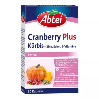 Abbey Pumpkin Plus kapsule od brusnice, 30 kom