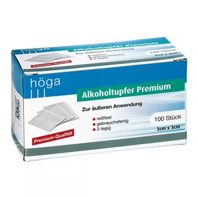 ALKOHOLTUPFER Premium 3x3 cm, 100 kom