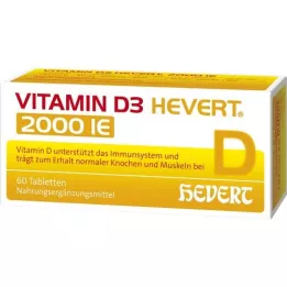 VITAMIN D3 HEVERT 2.000 IU tablete, 60 kom