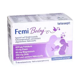 TETESEPT Femi Baby filmom obložene tablete + meke kapsule, 2x30 kom