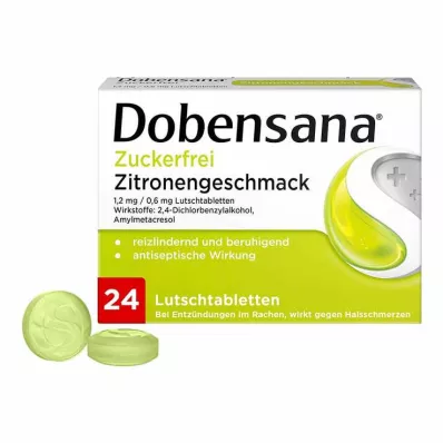 Dobensana® pastile bez šećera s okusom limuna, 24 kom