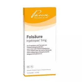 Folna kiselina Injectopas 5 mg otopina za injekcije, 10 kom