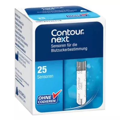 CONTOUR Trake za testiranje senzora Next, 1X25 kom