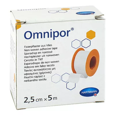 Omnipor pričvrsni gipsani flis 2,5 cmx5 m, 1 kom