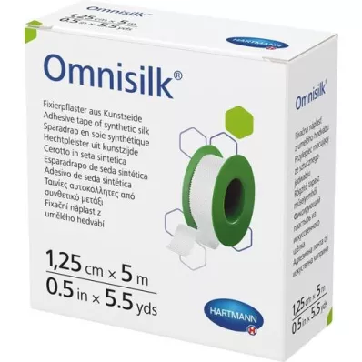 OMNISILK Fiksni gips umjetna svila 1,25 cmx5 m, 1 kom