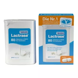 LACTRASE 18.000 FCC tableta u duplom pakiranju dozator, 2x40 kom