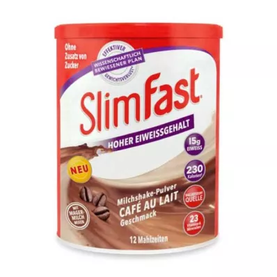 SLIM FAST Prašak Cafe au Lait, 438 g