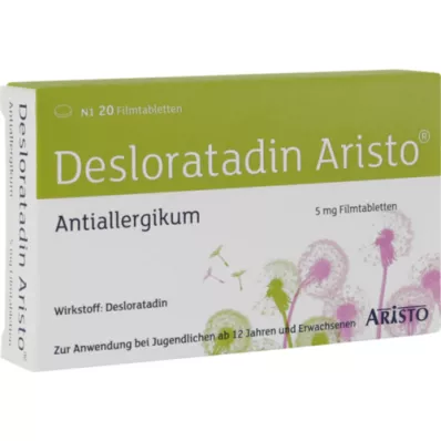 DESLORATADIN Aristo 5 mg filmom obložene tablete, 20 kom