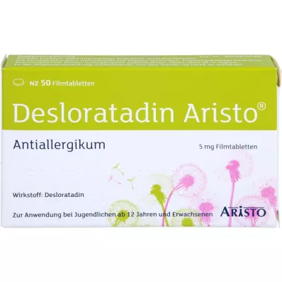 DESLORATADIN Aristo 5 mg filmom obložene tablete, 50 kom