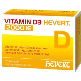 VITAMIN D3 HEVERT 2.000 IU tablete, 120 kom