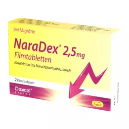 NaraDex® 2,5 mg filmom obložene tablete, 2 kom