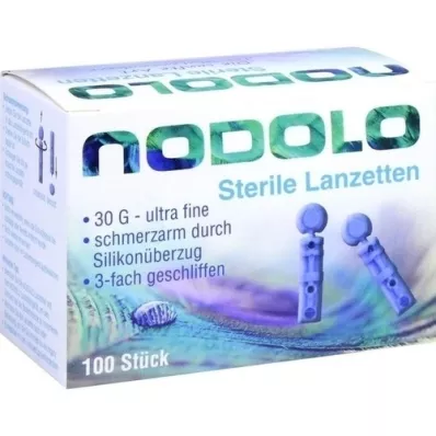 LANZETTEN NODOLO sterilne 30 G ultra fine, 100 kom