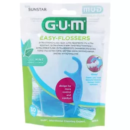 GUM Easy-Flossers voštani štapići konca za zube + putna torbica, 30 kom