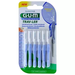 GUM TRAV-LER Svijeća 0,6 mm svijetloplava interdentalna burgija, 6 kom