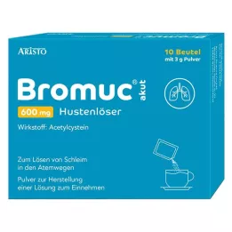 BROMUC akutni 600 mg lijek protiv kašlja Plv.z.H.e.L.z.Einn., 10 kom