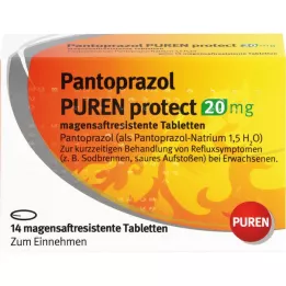 PANTOPRAZOL PUREN protect 20 mg tableta želučanog soka, 14 kom