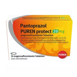 PANTOPRAZOL PUREN protect 20 mg tableta želučanog soka, 14 kom
