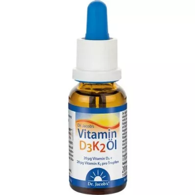 VITAMIN D3K2 uljne Dr.Jakovljeve kapi, 20 ml