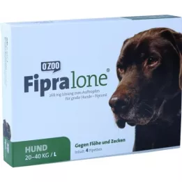 FIPRALONE 268 mg otopina za kapanje za velike pse, 4 kom