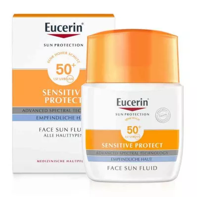 Eucerin Sun Sensitive Protect fluid za lice LSF 50+ (50 ml)